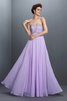 Robe de bal longue de princesse en chiffon ligne a avec zip - 1