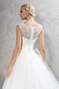 Reißverschluss Ärmelloses Duchesse-Linie Luxus Brautkleid mit Schleife - 7