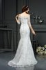 Robe de mariée naturel longue fermeutre eclair de traîne courte collant - 2