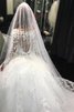 Abito da sposa a sala naturale pudica squisito ball gown moderno - 3