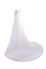 Robe de mariée officiel multi couche bustier de plissé boutonné en 3/4 manche - 8