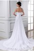 Abito da Sposa Principessa Senza Maniche in Chiffon Allacciato Lunghi - 2