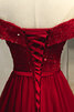 Robe de bal excellent en satin avec lacets ligne a vintage - 5