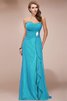 Robe demoiselle d'honneur longue avec perle en chiffon collant de lotus - 10