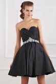 Abito Homecoming Principessa Naturale Cuore in Taffeta A-Line