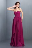 Robe de bal longue longueru au niveau de sol fermeutre eclair a-ligne de princesse