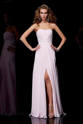 Robe de bal jusqu'au sol appliques avec chiffon a-ligne de princesse