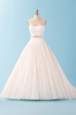 Robe de mariée vintage romantique majestueux avec sans manches avec lacets