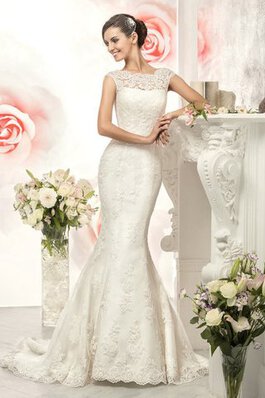 Robe de mariée delicat classique ceinture avec ruban avec manche épeules enveloppants