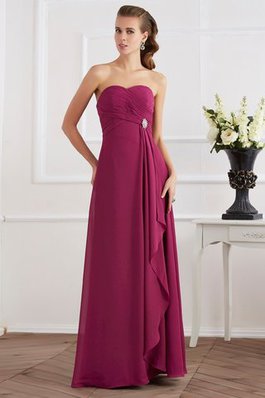 Vestido de Noche de Corte Recto de Escote Corazón de Largo de Imperio Cintura