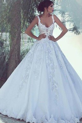 Abito da sposa in pizzo onorevole elegante radiosa shiena sheer senza maniche