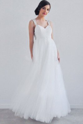 Robe de mariée en satin étourdissant avec cristal salle interne formelle