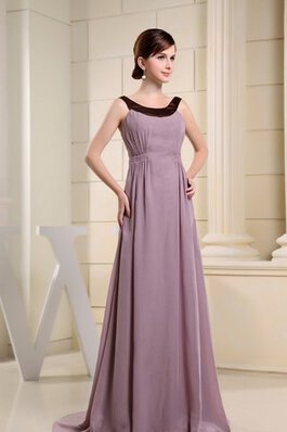 Abito mamma Sposa con Increspato in Chiffon A-Line Senza Maniche