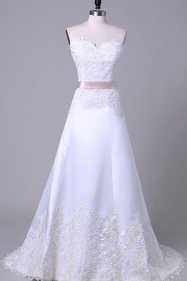 Abito da Sposa monospalla con paillette Fuori dalla spalla in Pizzo in pizzo con Applique