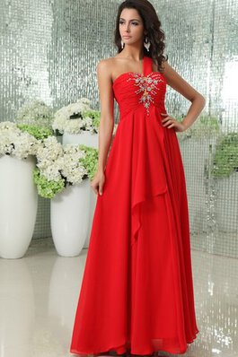 Abito da Sera Cuore in pizzo in Chiffon monospalla con Seghettato seducente