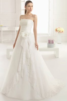 Robe de mariée splendide moderne naturel de lotus avec fleurs