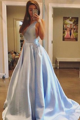 Robe de soirée de traîne courte de princesse en satin chaming fermeutre eclair