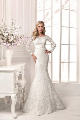 Abito da Sposa sogno Elegante in pizzo con Cristino con Perline Tondo