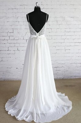 Abito da Sposa Formale E Informale con Piega sensuale Semplice in Chiffon con Fusciacca