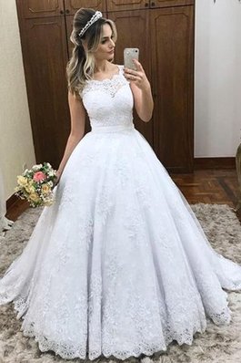 Abito da sposa radiosa stupefacente romantico lunghi senza maniche moda