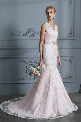 Elegante Vestido de Novia de Largo de Llamativo de Plisado