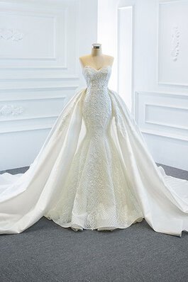 Vestido de Novia de Corte Sirena de Especial de Encaje Adorno de Largo