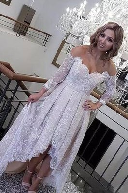 Abito da Sposa con Applique Formale E Informale A-Line Senza Maniche Cerniera moda