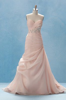 Abito da Sposa Senza Vita Elegante A Terra con Cascata Volant sogno Lungo