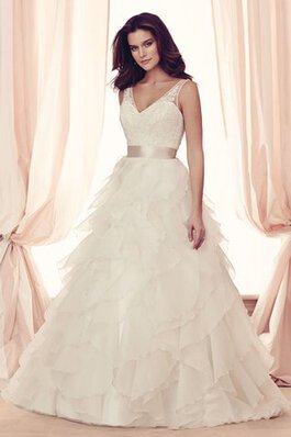 Abito da Sposa Romantico con Fusciacca Ball Gown sexy Oscillare Naturale