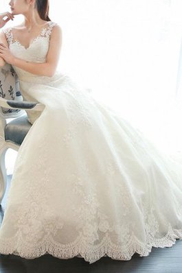 Abito da sposa vendita calda principessa a sala con applique a terra formale