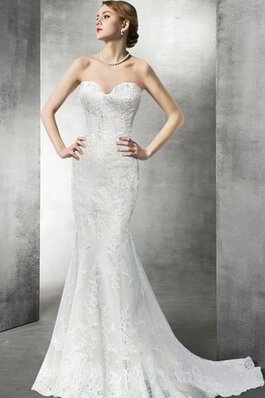 Abito da Sposa in Pizzo Tubino lusso Cerniera seducente Cuore