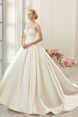 Abito da Sposa Ball Gown A-Line Profondo V-scollo in pizzo in Pizzo Elegante