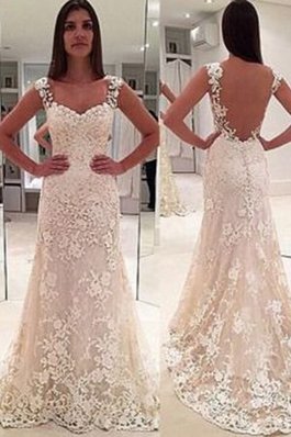 Abito da sposa con applique favola dolce originale senza maniche elegante