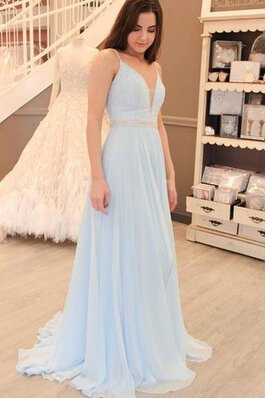 Robe de bal plissé romantique ligne a en chiffon de traîne courte