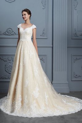 Abito da sposa moderno eccitante coda a strascico corto convenzionale seducente ball gown