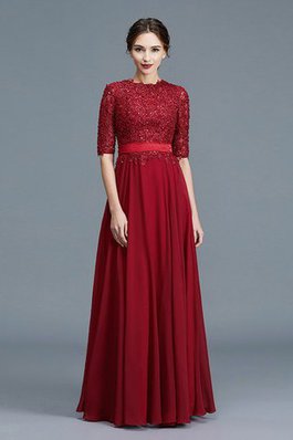 Abito mamma Sposa in Chiffon A-Line Principessa Senza Maniche A Terra