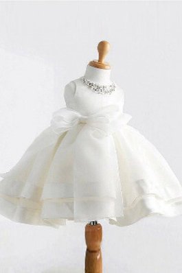 Abito da Cerimonia Bambini Lungo decorato Cerniera Farfalla Ornamento Ball Gown