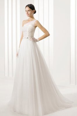 Abito da Sposa in Tulle moda Semplice A-Line A Terra Senza Maniche