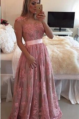 Robe de soirée ceinture en étoffe avec manche courte avec perle v encolure avec ruban