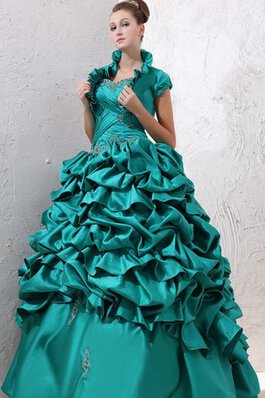 Abito Quinceanera con Increspato senza strap con Criss-cross con Increspature Ball Gown