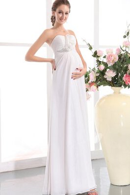 Vestido de Novia en Gasa y Estire Satin de Sala de Gran venta