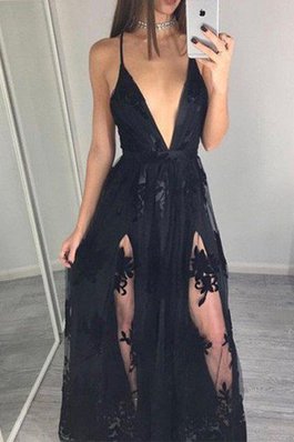 Prinzessin Normale Taille A Linie Ballkleid mit Applikation ohne Ärmeln