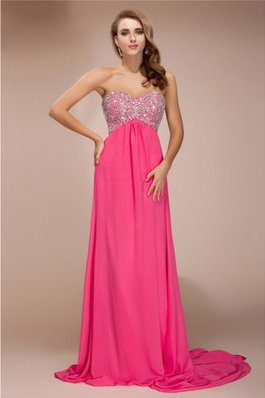 Robe de bal longue avec chiffon avec sans manches avec perle de traîne courte