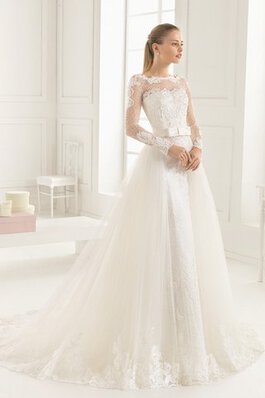 Abito da Sposa in Pizzo favola Spazzola Treno Sirena conservatore Coda a strascico watteau