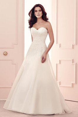 Robe de mariée simple avec sans manches a-ligne de bustier