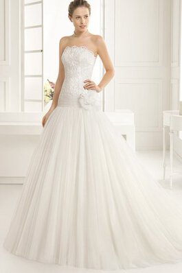 Robe de mariée sexy humble classique manche nulle en dentelle