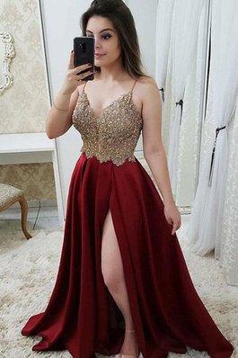 Vestido de Fiesta de Escote de Tirantes Espaguetis de Sin mangas de Moda de Tiras anchas