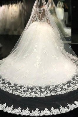 Abito da sposa a sala naturale pudica squisito ball gown moderno