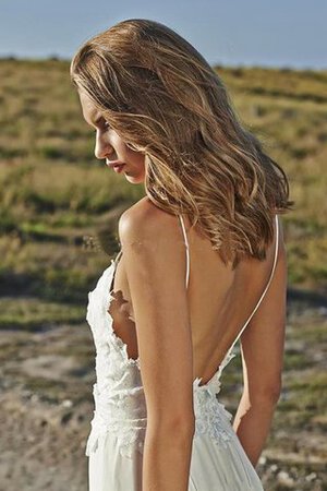 Abito da Sposa Conotta con Applique Cuore a riva Formale E Informale Schiena Nuda - Foto 3