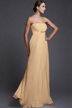 Robe demoiselle d'honneur longue jusqu'au sol de princesse avec zip de bustier - Photo 14